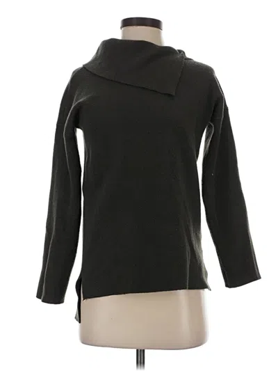 Pre-owned Max Studio 3/4 Sleeve Turtleneck In Black