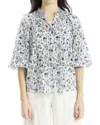 Max Studio 3/4-sleeve Blouse In White