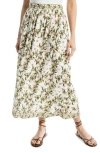 Max Studio A-line Maxi Skirt In Multi