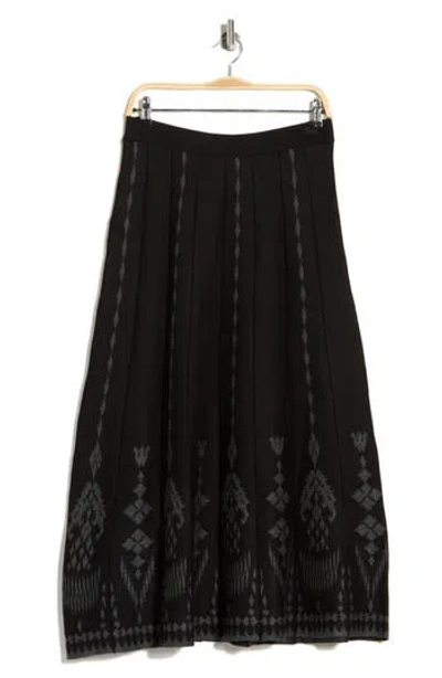 Max Studio A-line Midi Sweater Skirt