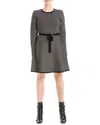 Max Studio A-line Sweaterdress In Black
