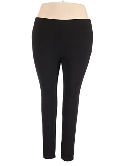 Pre-owned Max Studio Active Pants In Black
