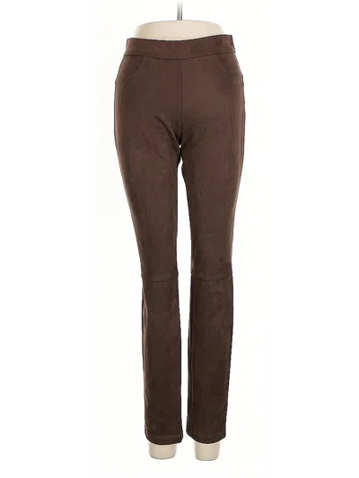 Pre-owned Max Studio Active Pants In Brown