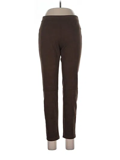 Pre-owned Max Studio Active Pants In Brown