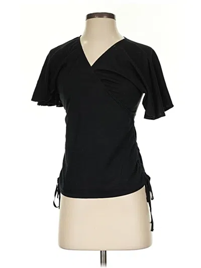 Pre-owned Max Studio Active T-shirt In Black
