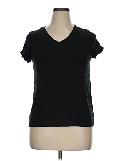 Pre-owned Max Studio Active T-shirt In Black