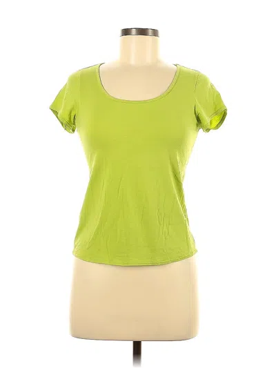 Pre-owned Max Studio Active T-shirt In Green