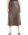 Max Studio Aline Skirt In Brown