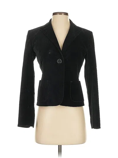 Pre-owned Max Studio Blazer Jacket In Black