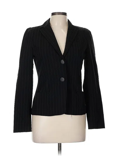 Pre-owned Max Studio Blazer Jacket In Black