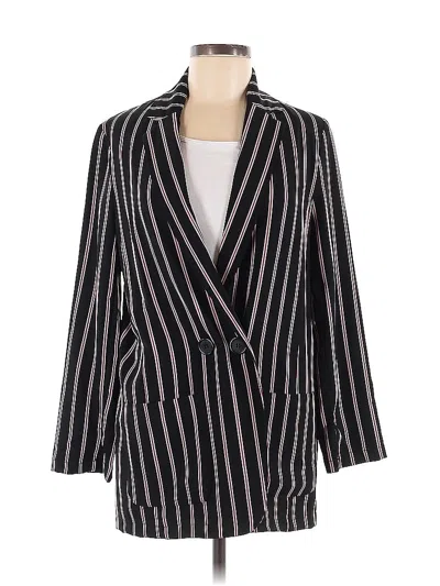 Pre-owned Max Studio Blazer Jacket In Black