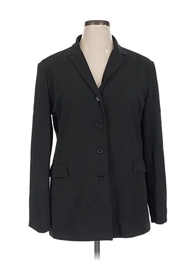 Pre-owned Max Studio Blazer Jacket In Black