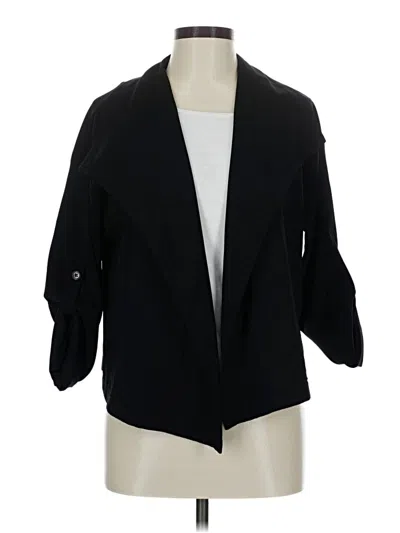 Pre-owned Max Studio Blazer Jacket In Black