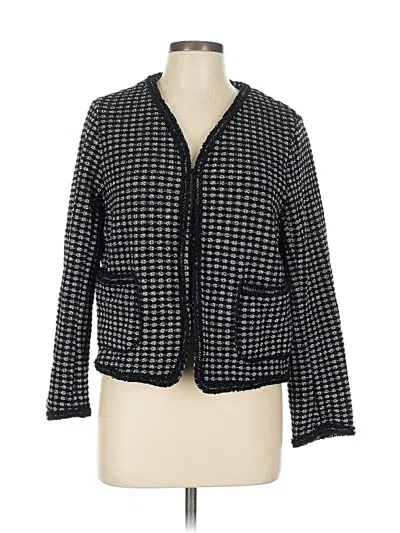 Pre-owned Max Studio Blazer Jacket In Black