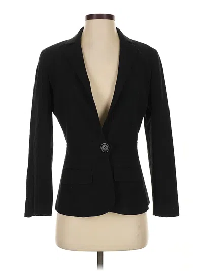 Pre-owned Max Studio Blazer Jacket In Black