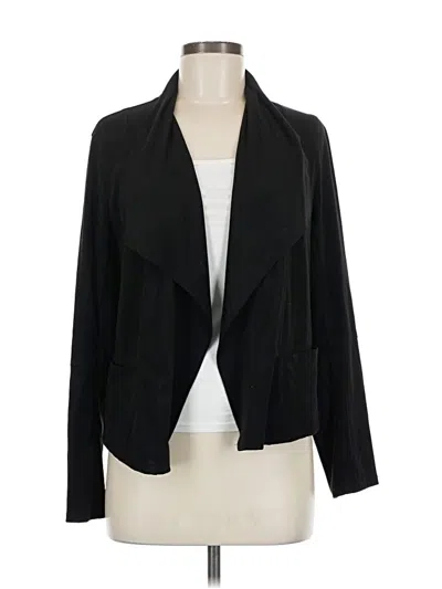Pre-owned Max Studio Blazer Jacket In Black