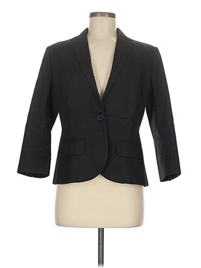 Pre-owned Max Studio Blazer Jacket In Black