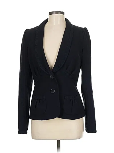 Pre-owned Max Studio Blazer Jacket In Black