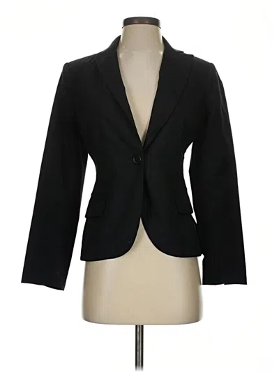 Pre-owned Max Studio Blazer Jacket In Black