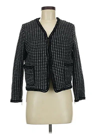 Pre-owned Max Studio Blazer Jacket In Black