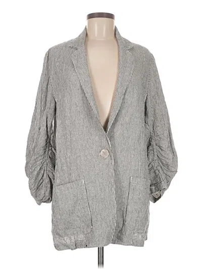 Pre-owned Max Studio Blazer Jacket In Black