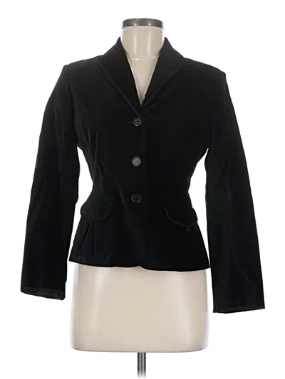 Pre-owned Max Studio Blazer Jacket In Black