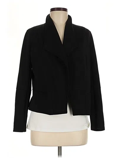 Pre-owned Max Studio Blazer Jacket In Black