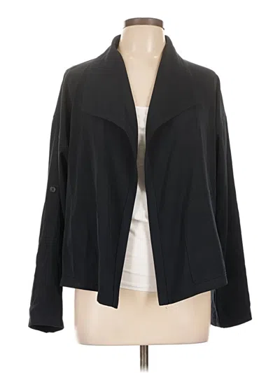 Pre-owned Max Studio Blazer Jacket In Black