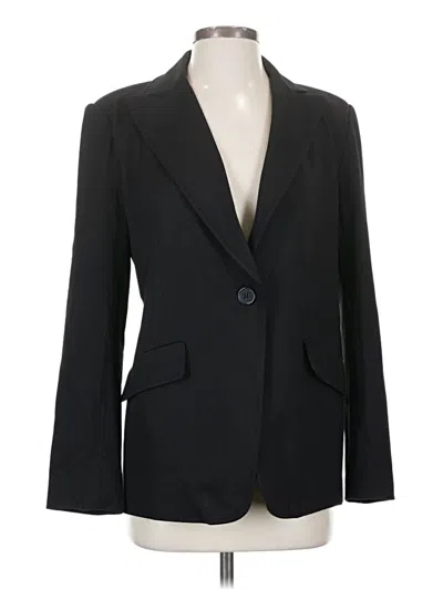 Pre-owned Max Studio Blazer Jacket In Black