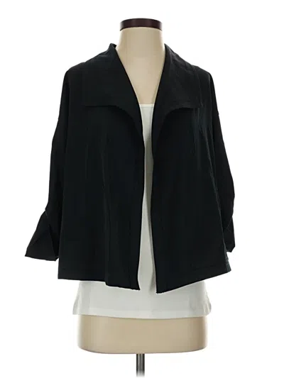 Pre-owned Max Studio Blazer Jacket In Black