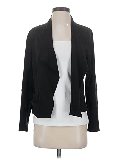 Pre-owned Max Studio Blazer Jacket In Black