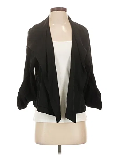 Pre-owned Max Studio Blazer Jacket In Black