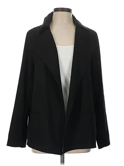Pre-owned Max Studio Blazer Jacket In Black