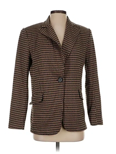 Pre-owned Max Studio Blazer Jacket In Brown
