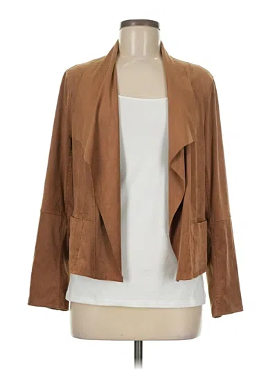 Pre-owned Max Studio Blazer Jacket In Brown