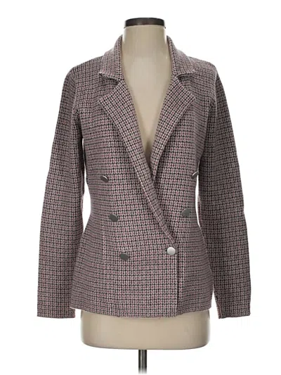 Pre-owned Max Studio Blazer Jacket In Brown
