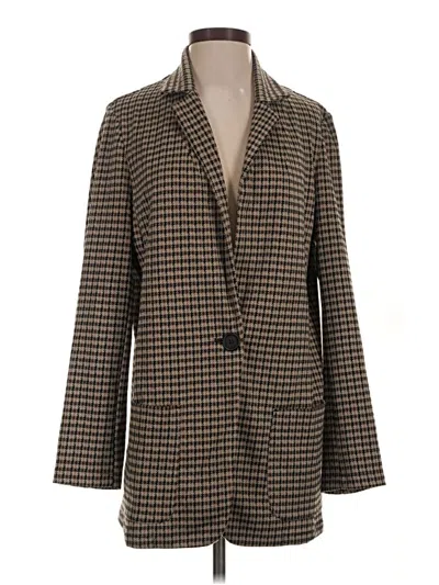 Pre-owned Max Studio Blazer Jacket In Brown