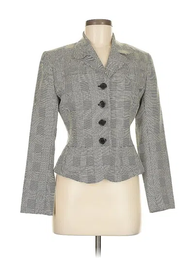 Pre-owned Max Studio Blazer Jacket In Gray