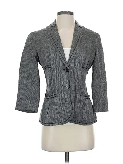 Pre-owned Max Studio Blazer Jacket In Gray