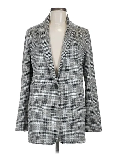 Pre-owned Max Studio Blazer Jacket In Gray