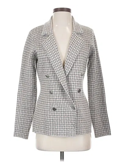 Pre-owned Max Studio Blazer Jacket In Gray