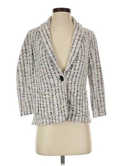 Pre-owned Max Studio Blazer Jacket In Gray
