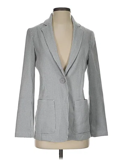 Pre-owned Max Studio Blazer Jacket In Gray