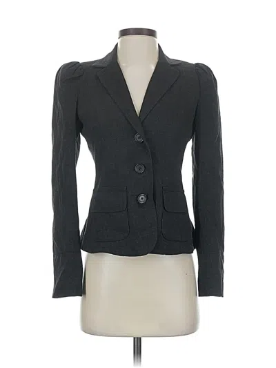Pre-owned Max Studio Blazer Jacket In Gray