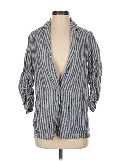 Pre-owned Max Studio Blazer Jacket In Gray
