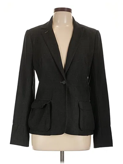 Pre-owned Max Studio Blazer Jacket In Gray
