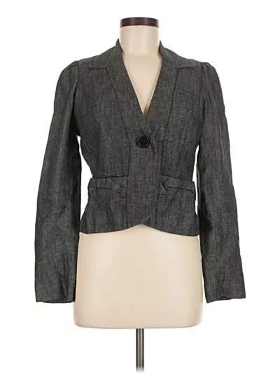 Pre-owned Max Studio Blazer Jacket In Gray