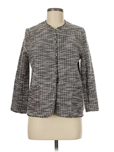 Pre-owned Max Studio Blazer Jacket In Gray