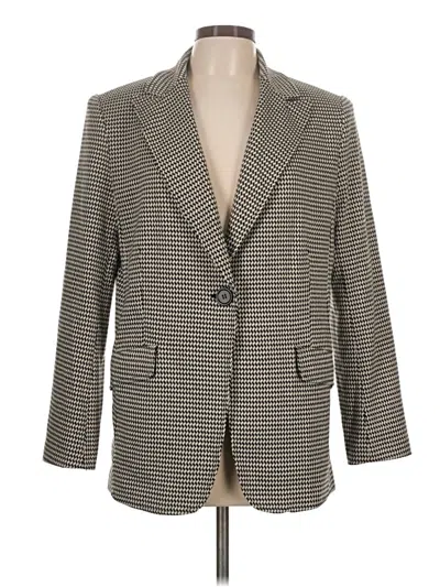 Pre-owned Max Studio Blazer Jacket In Gray