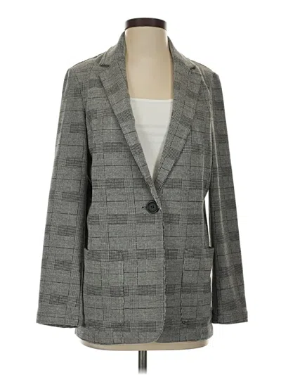 Pre-owned Max Studio Blazer Jacket In Gray